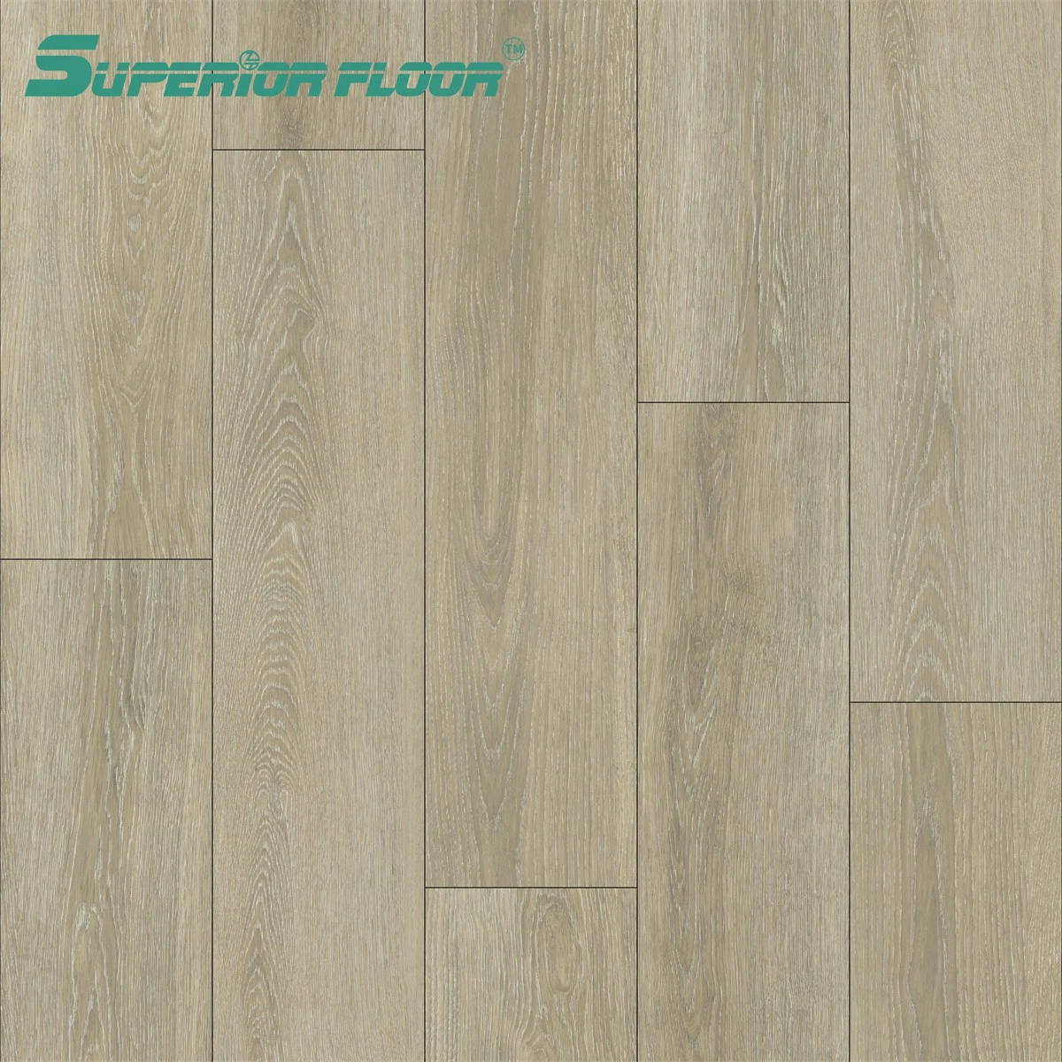 Superior Impact Resistance Lvt Wood Flooring for Bathroom, Living Room