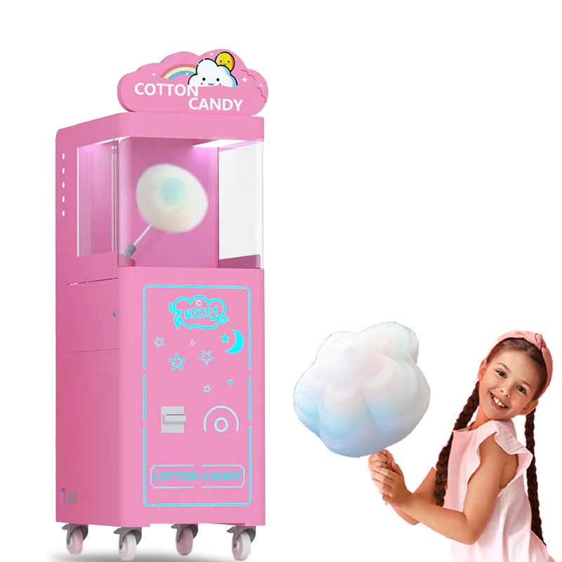 Distributeur automatique de barbe à papa mini sucre