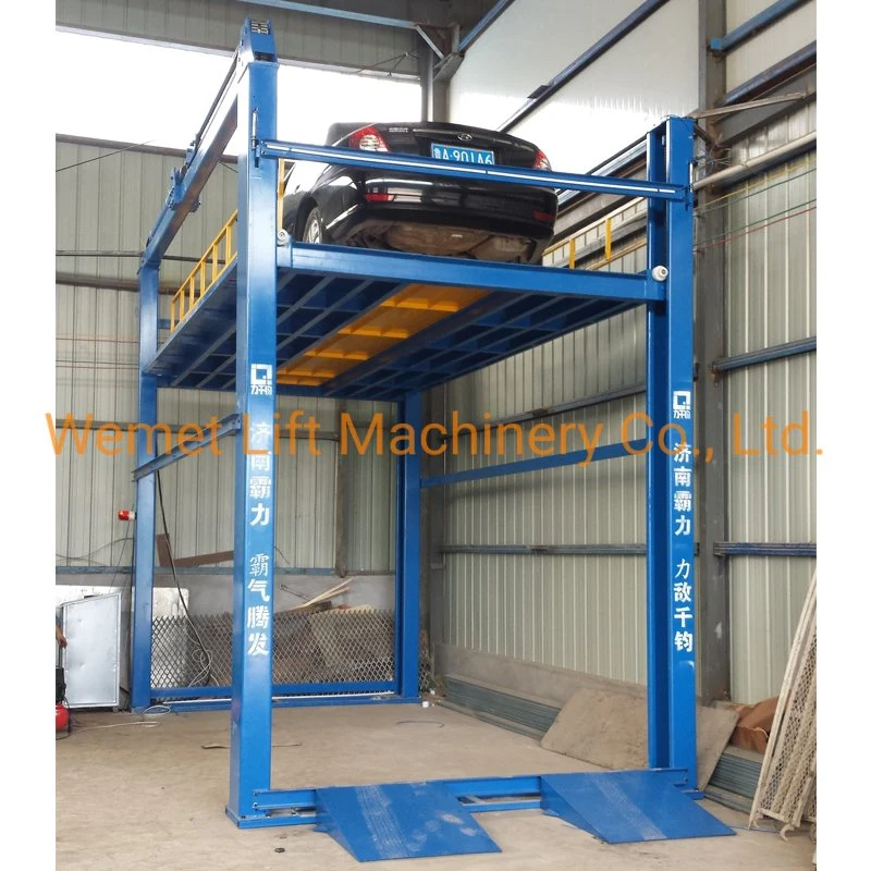 4 Post Car Auto Parking Lift Car Elevator Pit Parking Stacker Underground Parking System