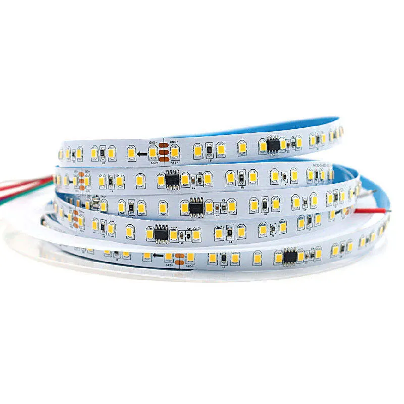 Ce&amp;RoHS 5 jetons dans une bande LED LED RGB+CCT Bande souple Lumière 12V/24V de l'éclairage LED linéaire