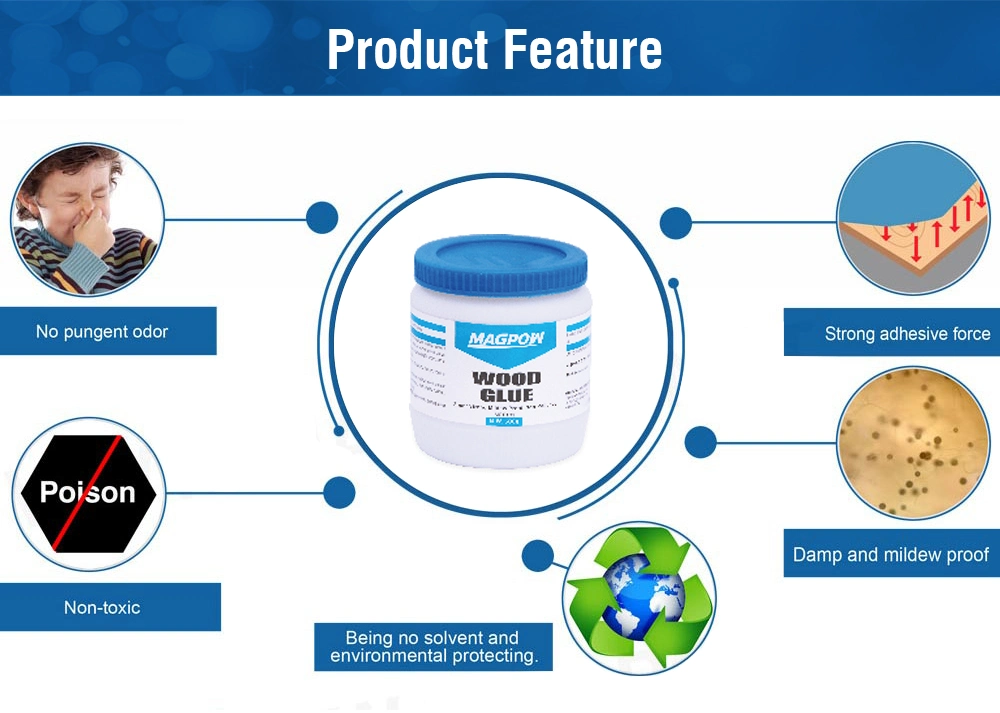 Водонепроницаемый быстрый клей для дерева клей Китая специалистов для производителей мебели пол