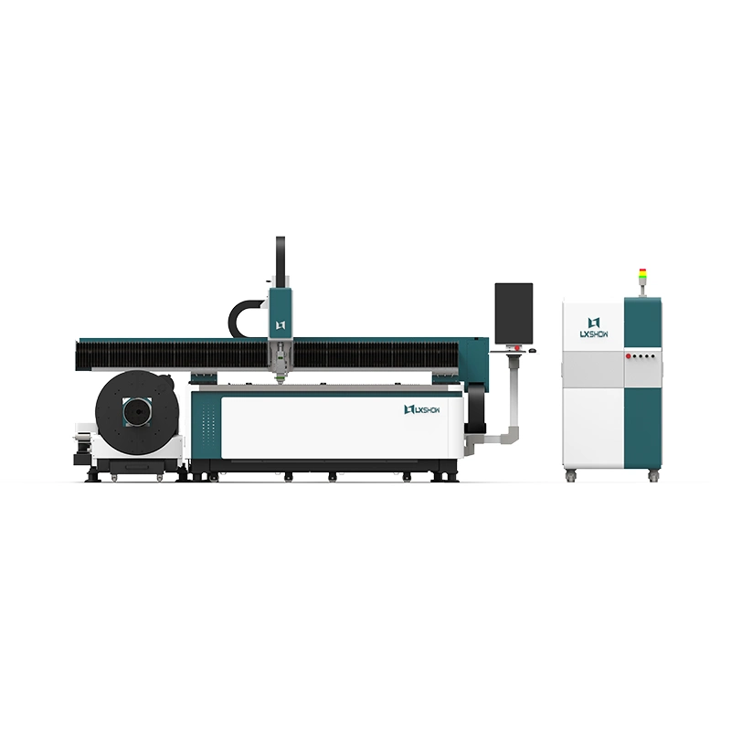 Raycus CNC Fiber Laser Tube and Plate Metal Cutting Machine for Sale