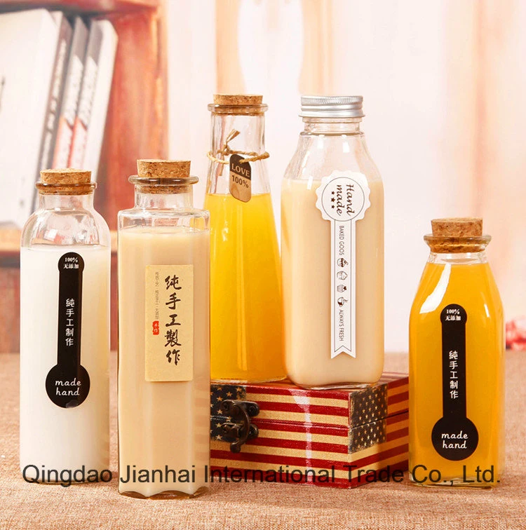 Wholesale Yogurt and Fruit Milk Container Glass Bottle