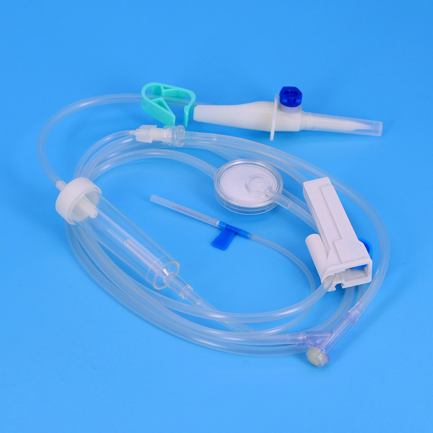 TPE Free_PVC Zhenfu Precision IV with Needle High quality/High cost performance infusion Medical Infusion Set Hot