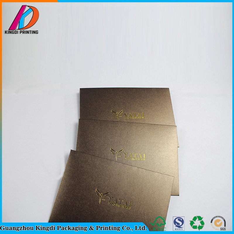 C5 Size Paper Envelope Bag with Gold Embossing