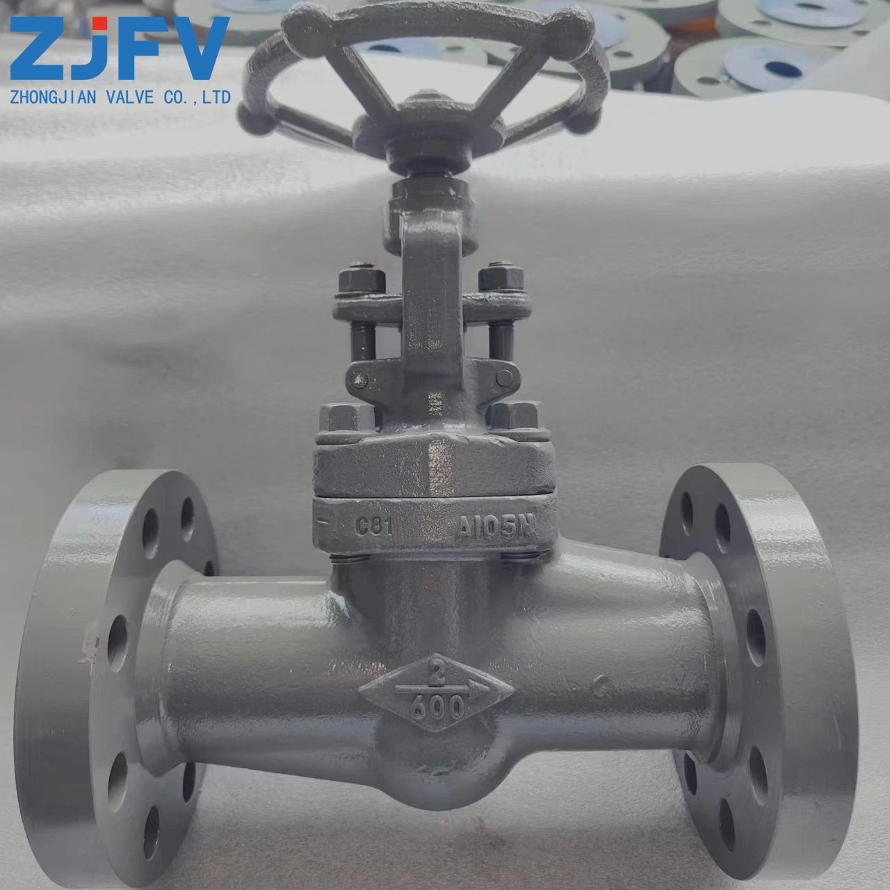 API 6D 600 Lb A105 Forged Steel Gate Valve with Flange Connection