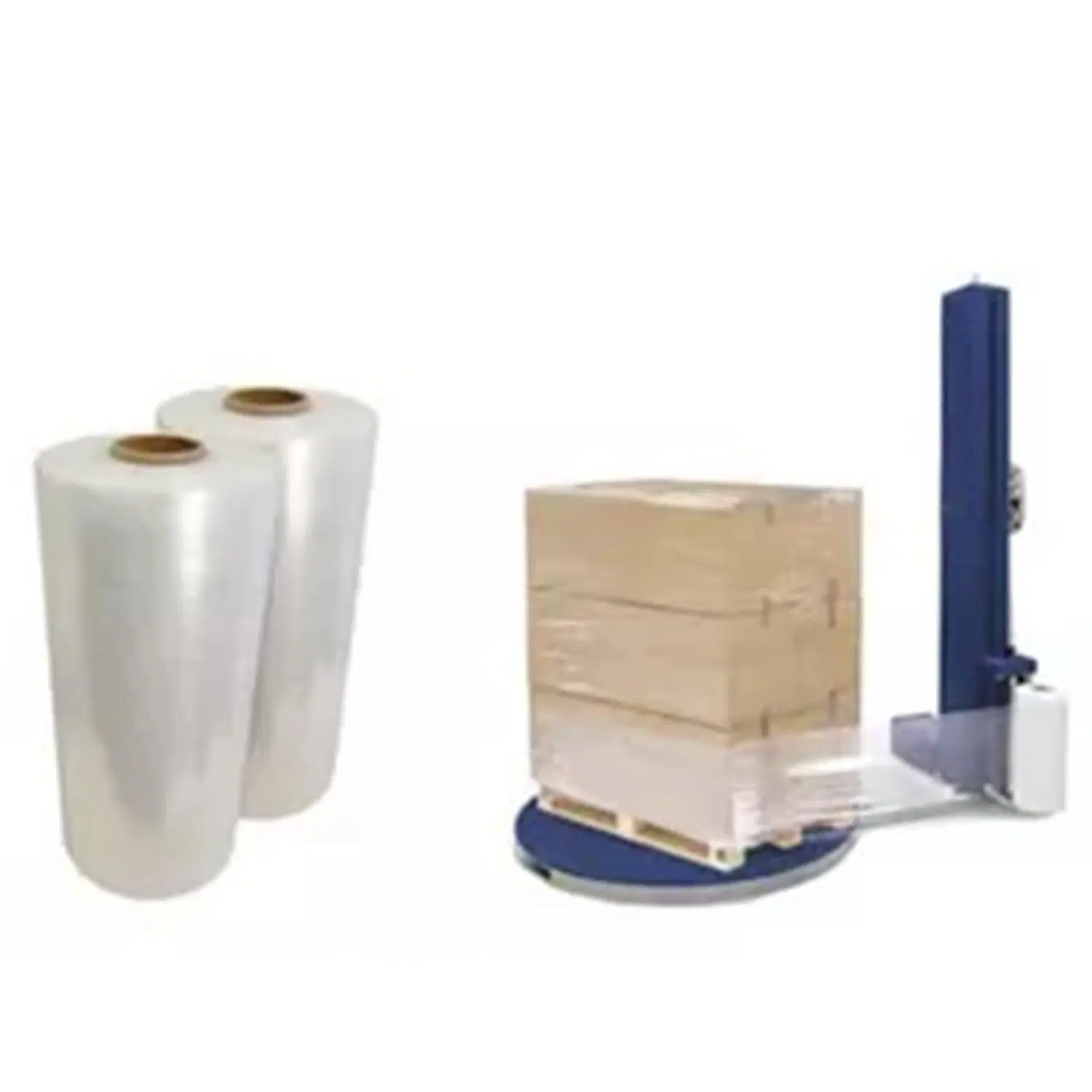 LLDPE Transparent Plastic PE LLDPE Stretch Wrapped Film Pallet Shrink Stretch Wrap Film Jumbo Roll Stretch Film for Machine