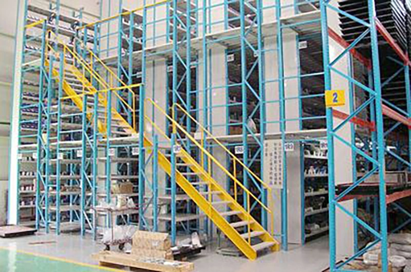 Raised Industrial Structure Steel Platform with Steel Stair Case for Warehouse System