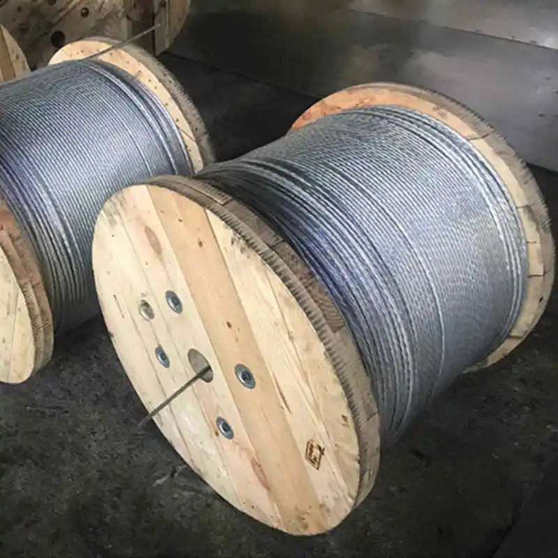 Zinc-Coated Steel Wire Strand for Guy Wire Used for Telecommunications and Broadcasting