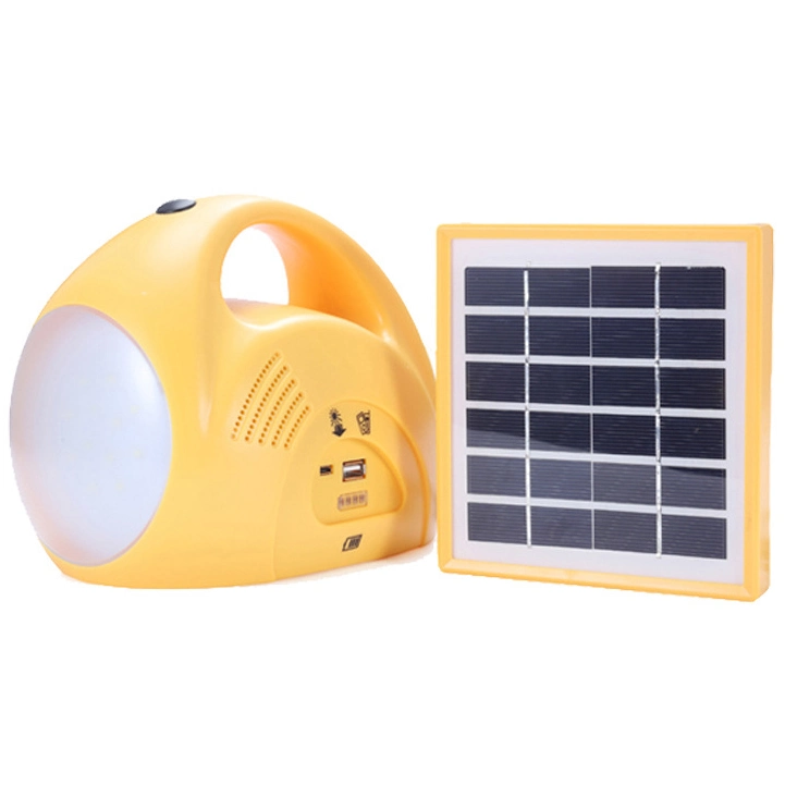 Hogar portátil Camping exterior Solar LED linterna recargable de emergencia