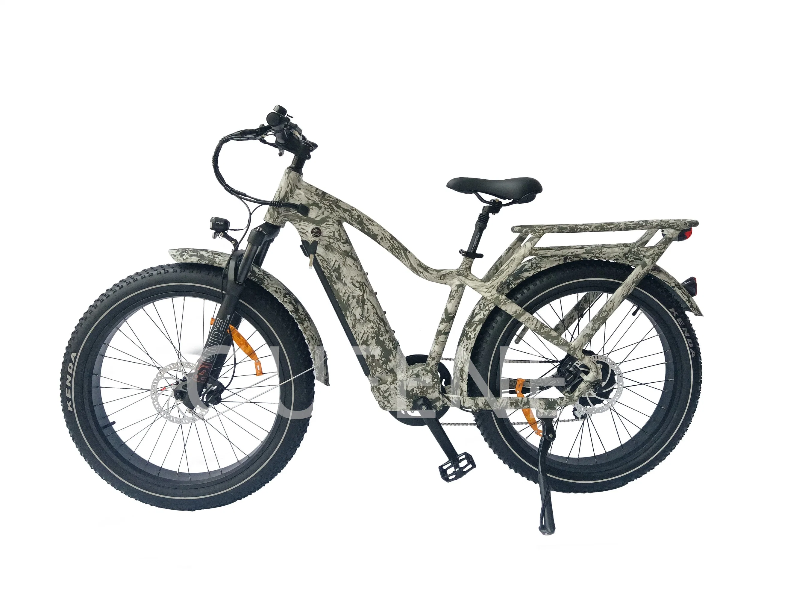 Queene Top Selling 350W 500watts Vintage Ebike with EEC/CE Certificate Retro Style Electric Bike 36V/48V Lithium Battery 26" Fat Tire