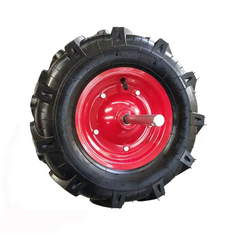 8 Inch 4.00-8 Air Pneumatic Inflatable Rubber Tire Wheel for Hand Truck Trolley Lawn Mower Wheelbarrow