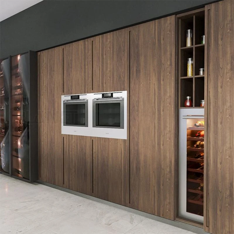 Professional Mobile Home Modern Wood Laminate Kitchen Cabinet Design for Sale Kitchen Items Price