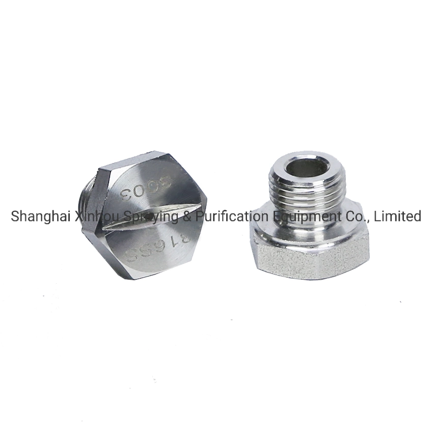 Xinhou Even Distribution Small Stubby Flat Fan Jet Water Spray Nozzles