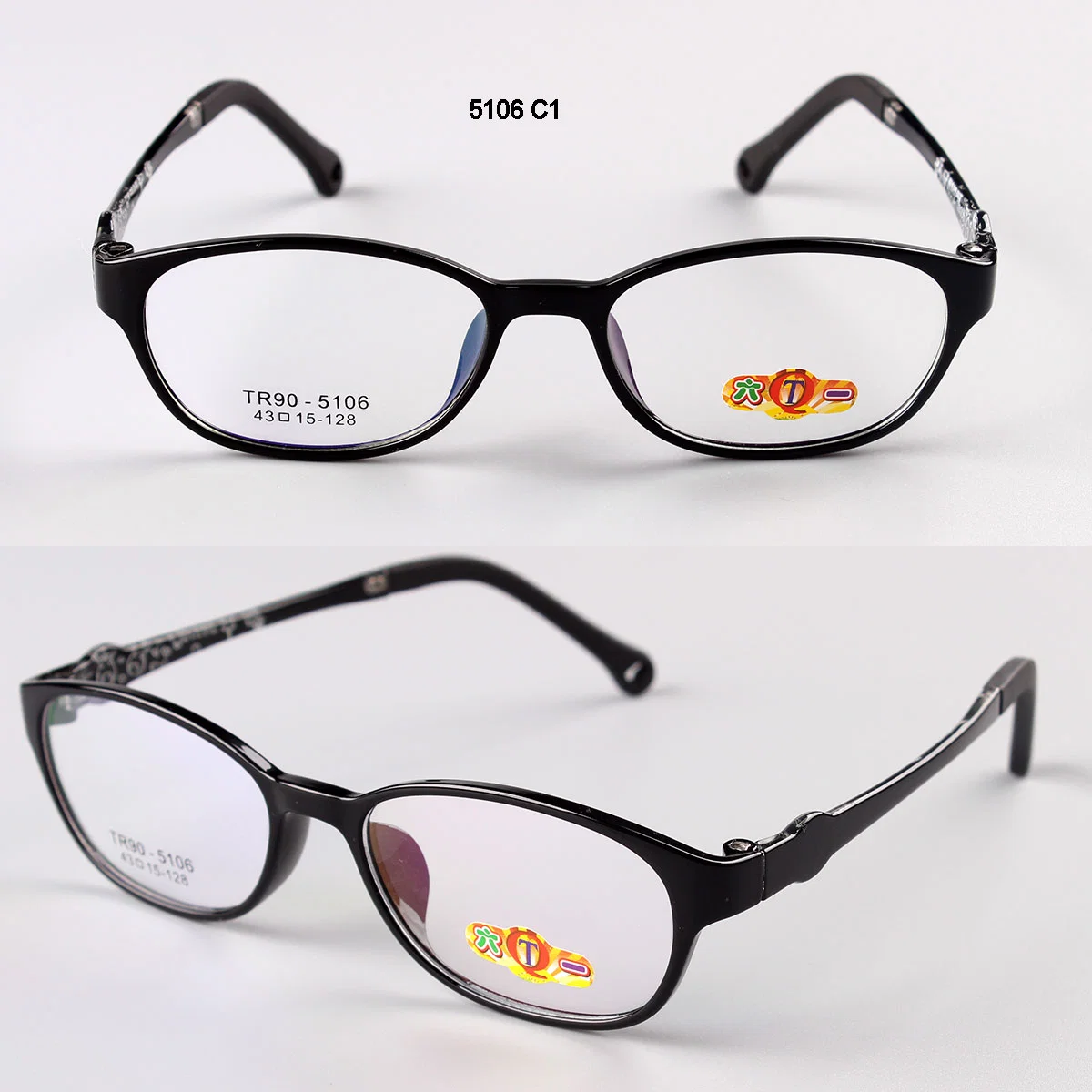 Moda niños Optical Tr90 Marco gafas de plástico