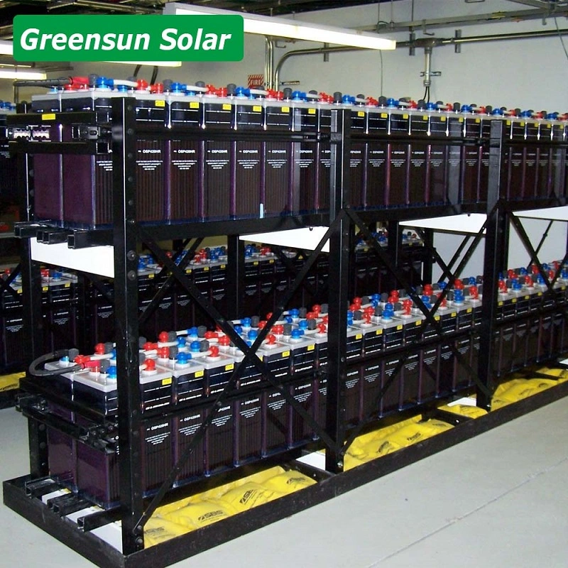 Greensun Hot Selling Power Transmission 2V 600ah 800ah 1000ah-Leitung Acid Solar Storage Opzs Batterie
