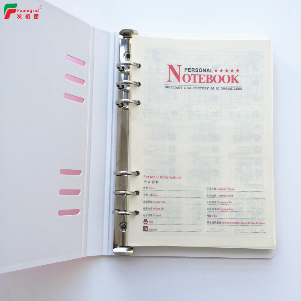 A5 Loose-Leaf Business Creative PP Foam Notebook