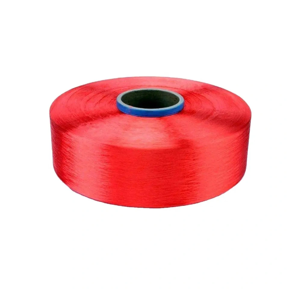 Fabrik Direktverkauf Nähfaden Roh Polyester (50D-300D; 300TPM-1800TPM) Composite Elastic Twist FDY Polyester Filament Garn