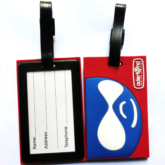 Soft PVC Luggage Tag 3D Travel Brand PVC Rubber Luggage Tag