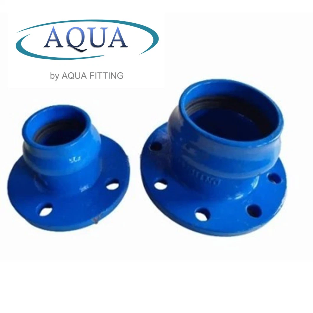 ISO2531 DN100 Ductile Cast Iron Socket Pipe Fitting Flange Sockets for UPVC Pipe