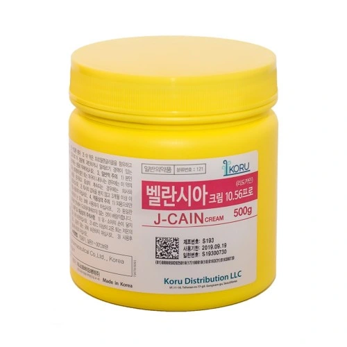 J-Caïn 10.56% Or 500 g crème anesthésique numing Lidocaines fortes