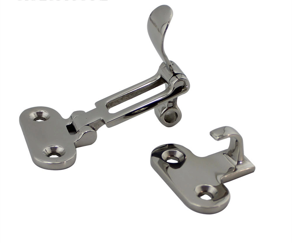 Stainless Steel 316 RV Yacht Accessories Door Buckle Distribution Box Buckle Marine Hardware Accessories Hook