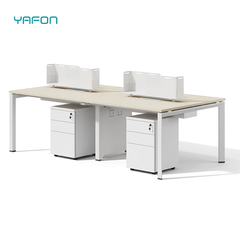 Modern Simple Steel Office Furniture 2 4 6 People Office Partitions Table Workstation