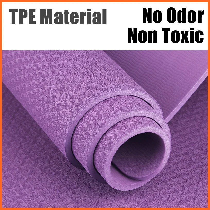 Wholesale Build Fitness Custom Label TPE Yoga Mat