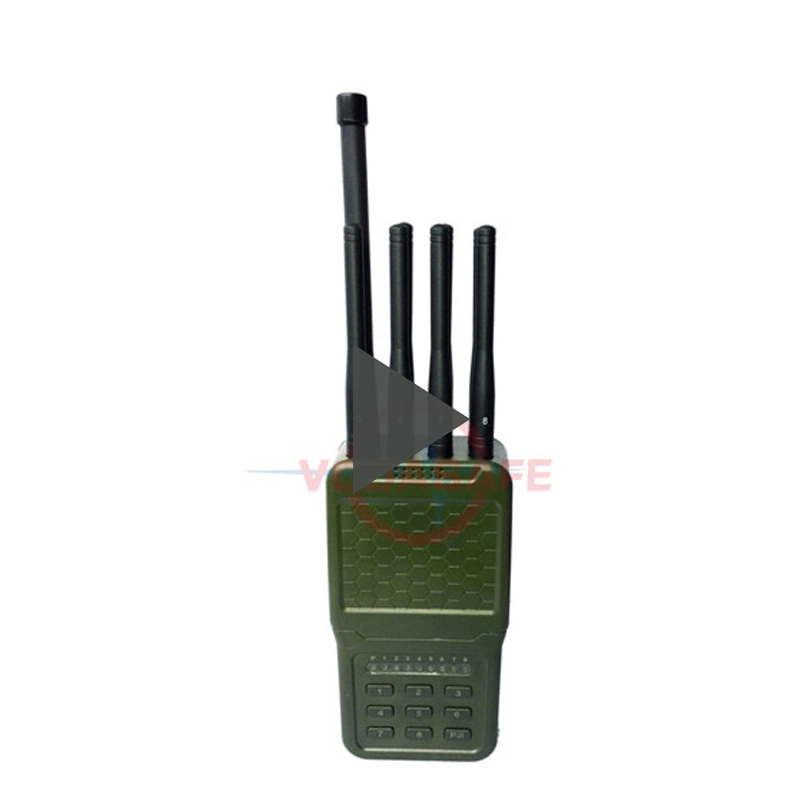 Wi-Fi 5.8GHz 5.2GHz Handheld Mobile Phone Signal Jammer with Arm Bag Handheld Portable Cell Phone Jammer
