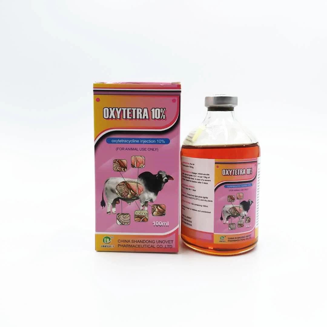 Veterinary Medicine Oxytetracycline Injection for Animal Use 100ml with Good Quality