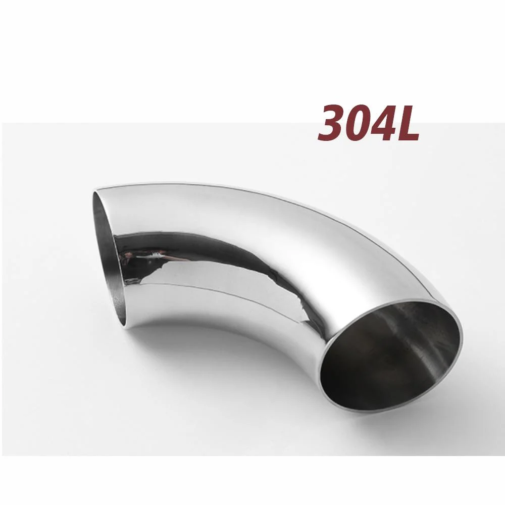 304 Stainless Steel Grade 90 Degree Deg Welding Bend Elbow Connector 3A DIN SMS ISO Ds Elbow Pipe Fittings