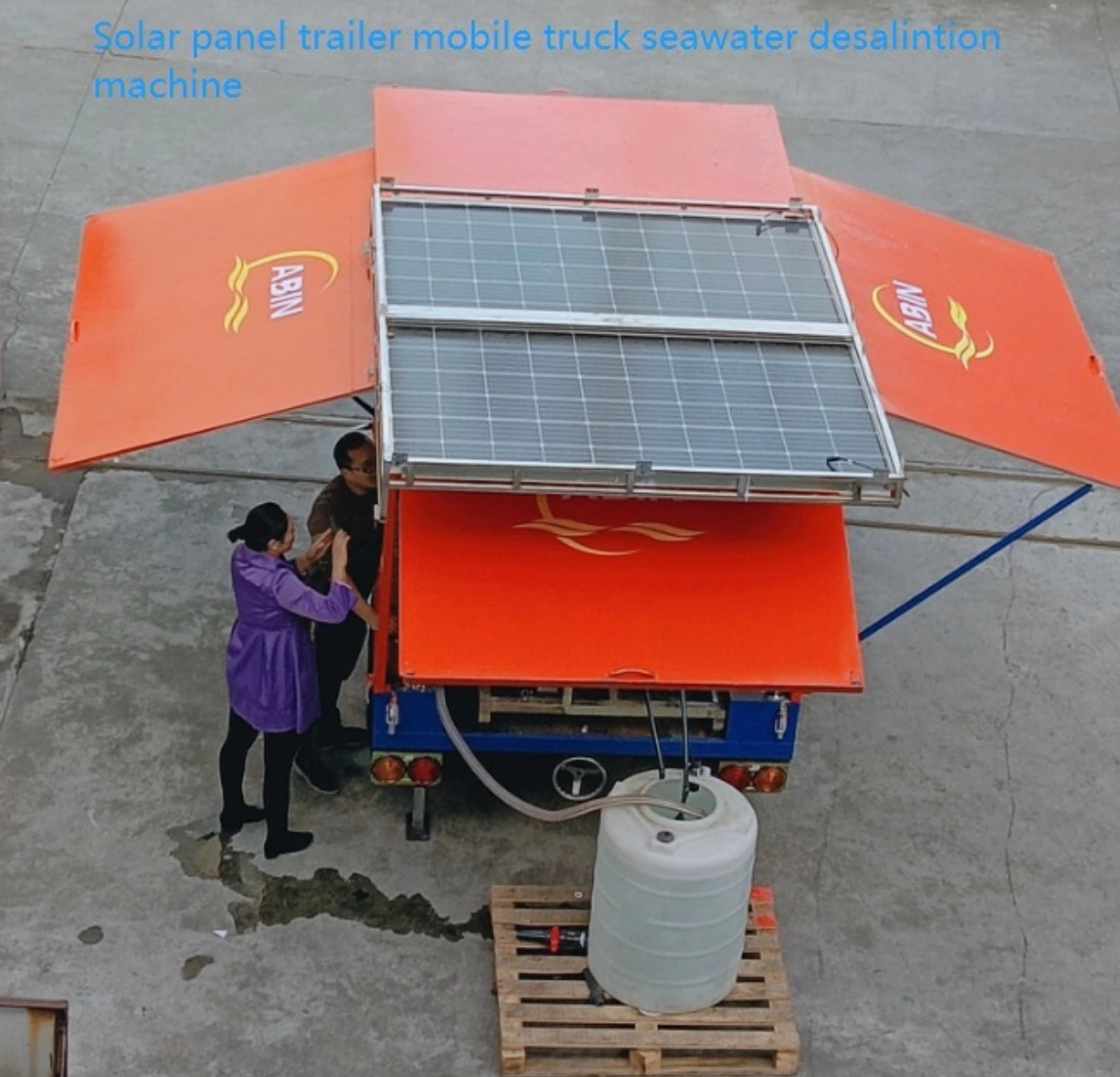 Solar Containerized agua salada proveedores de tratamiento agua salobre pozo Tratamiento de agua de OI Industrial de agua salada