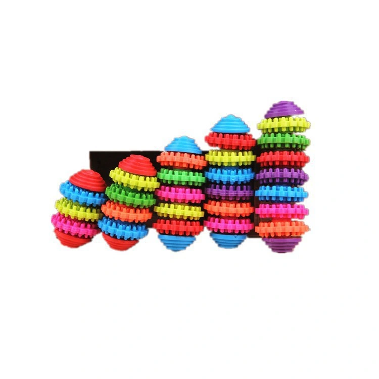 Pet Supplies Training Rubber Ball Dog Grinding Teeth Cleaning Watermelon Ball Dog Toy Ball