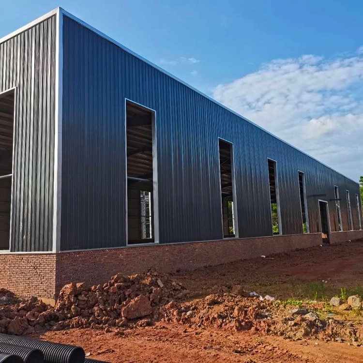 Prefab Godown Warehouse Metal Construction Materials Steel Structure Frame Prefabricated Building