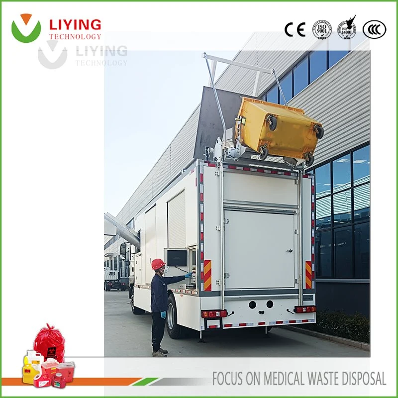 Hospital/Clinic Garbage Microwave Treatment for Medical Waste Disposal Vehicle