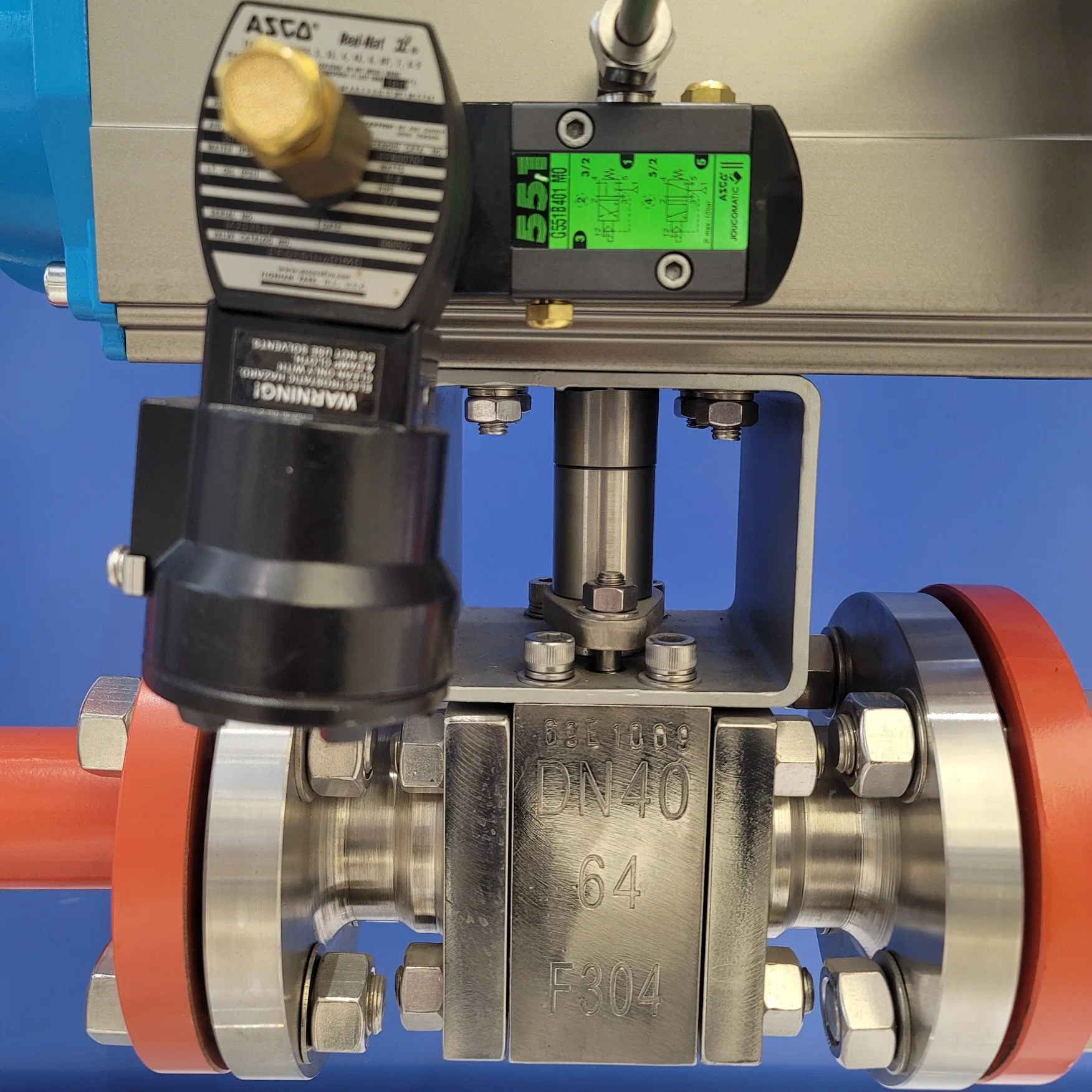 High Temperature Stability DN200 Trunnion Mounted Ball Valve with ASME Design Standard