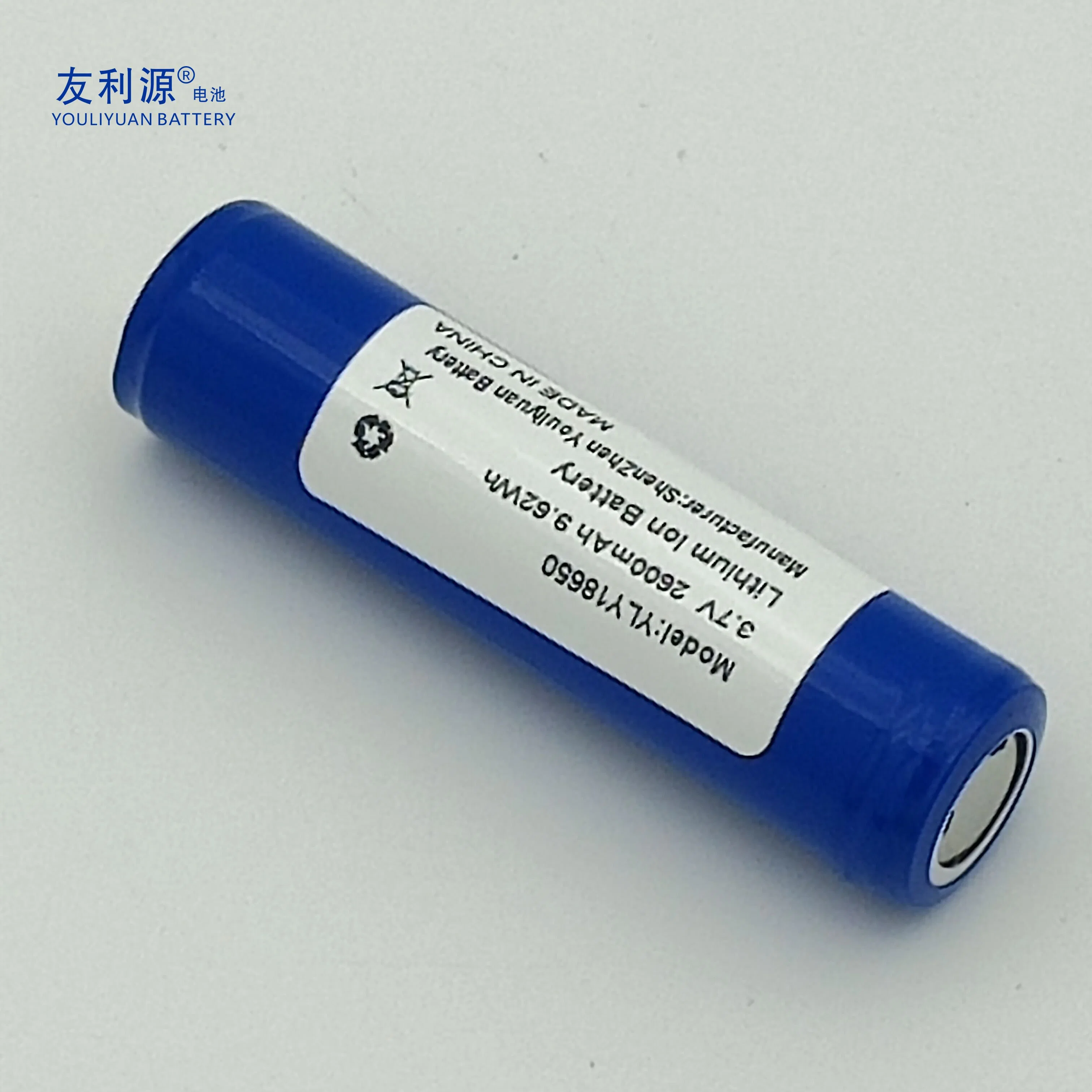 Factory Price 1s1p 3.7V 2800mAh Long Cycle Life 18650 Lithium-Ion Battery for Walkie-Talkie