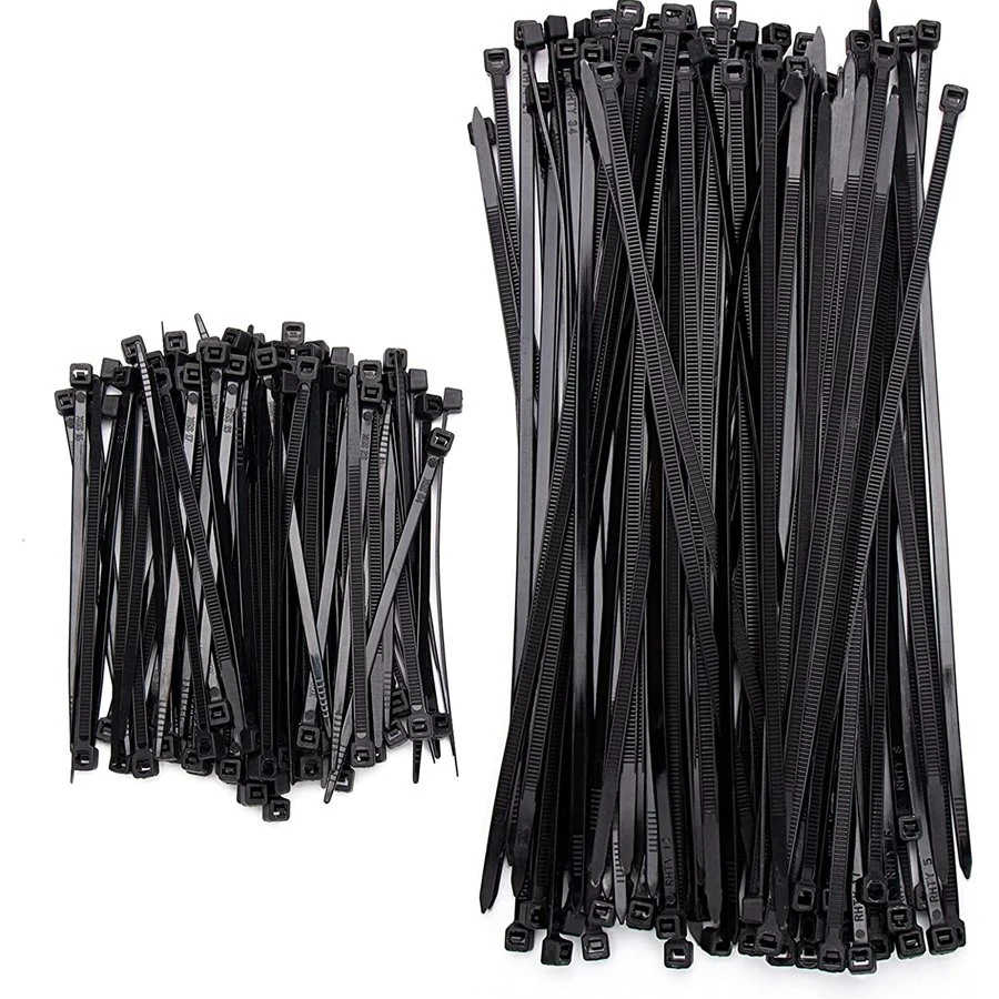100 Pack Mix Premium Nylon Cable Ties Phone Accessories Plastic Products