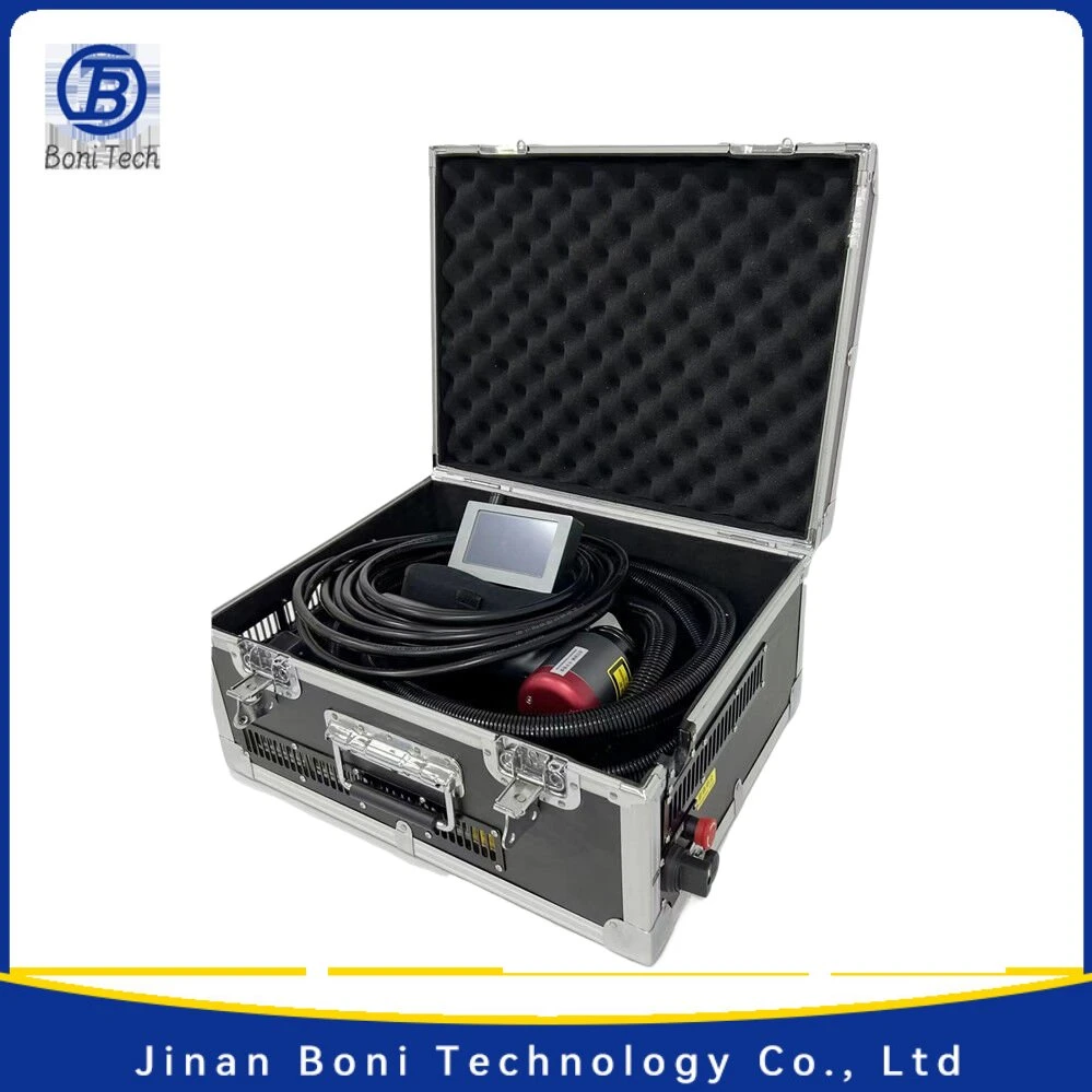 50W 100W 200W Metal Rust Oxide Painting Coating Graffiti Removal Laser Cleaning Machine