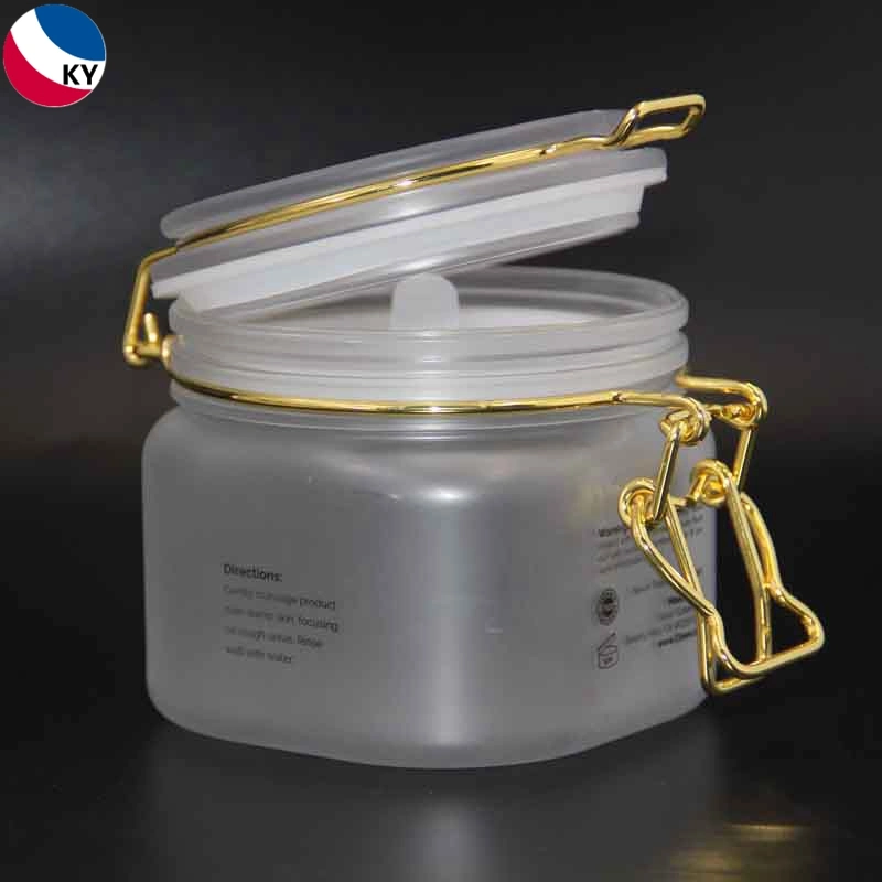 Pomade plástico Jar Packaging 300ml 10oz contenedor para pelo o. Crema corporal