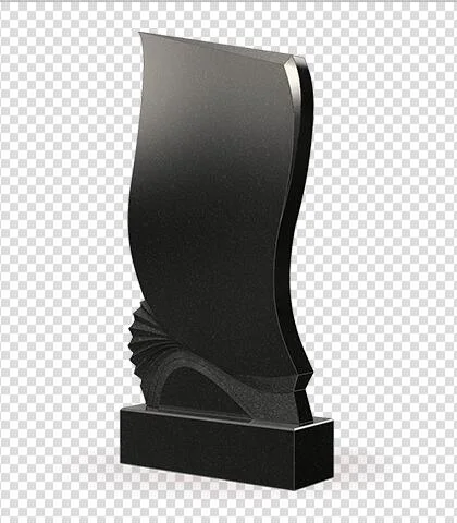 Upright Design Black Granite Russia Monument