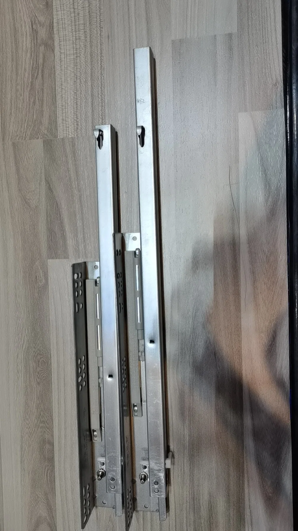 Acessórios para ferragens de móveis extensão total encaixe para armário oculto lâminas de gaveta