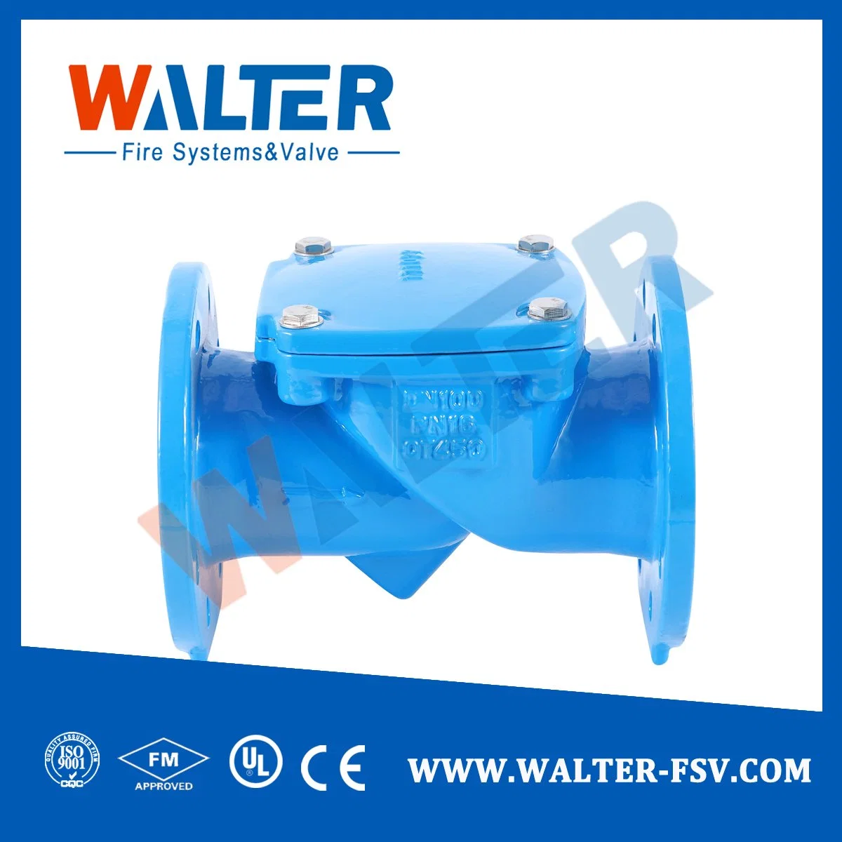 Ductile Iron Resilient Sealing Swing Check Valve