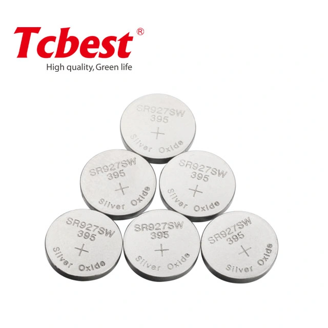 Sr927sw 395 Button Cell Batteries Manufacturer Factory Best Price 1.5V Coin Button Battery Cell 1.5V Silver Oxide Battery for Toys Watch