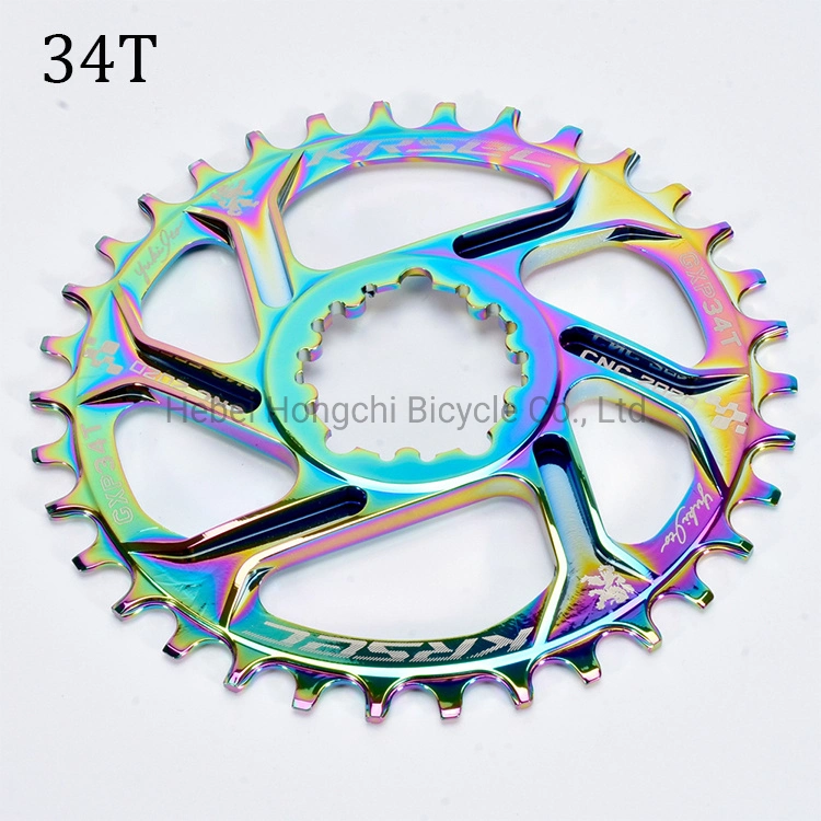 32t / 34t / 36t / 38t MTB Bike Crank Rainbow Chainwheel