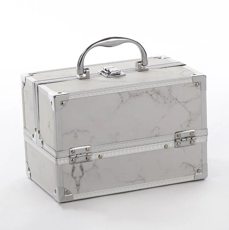 Léger en aluminium cosmétiques personnalisés vanity case maquillage