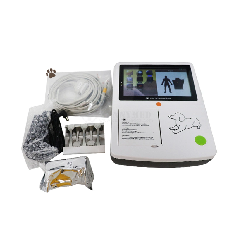 Sy-W002 Potable 3 Channel 12 Lead Vet ECG Digital Electrocardiogtaph Device