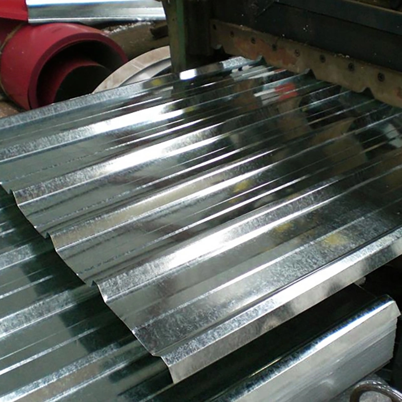 Fabricación en fábrica Z140 Z180 Plancha de acero galvanizado Corrugado recubierto de zinc Chapa de acero