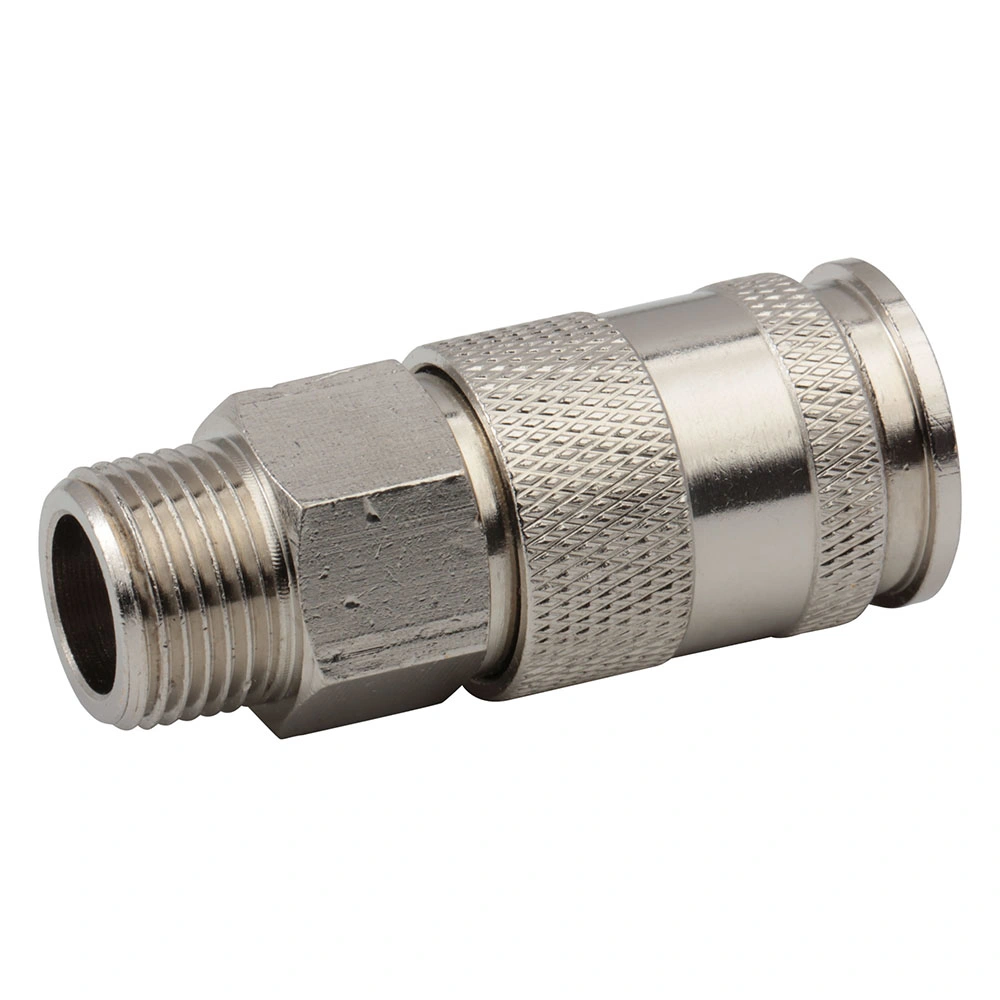 Xhnotion Pneumatic EU1 Series Air Tool Universal Coupling- G1/4&prime; &prime; Male Socket