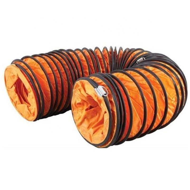 Venta caliente flexibles de PVC de 5 m de manguera del conducto de aire con ventilador axial de portátiles de 350mm